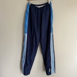 Vtg 90s Y2K women’s adidas windbreaker pant blue size large